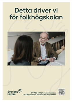 Detta driver vi för folkhögskolan - folder A5