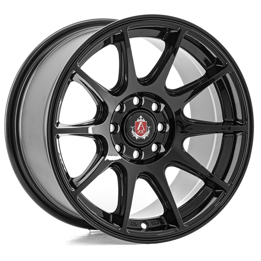 15" AXE WHEELS EX8 - GLOSSY BLACK