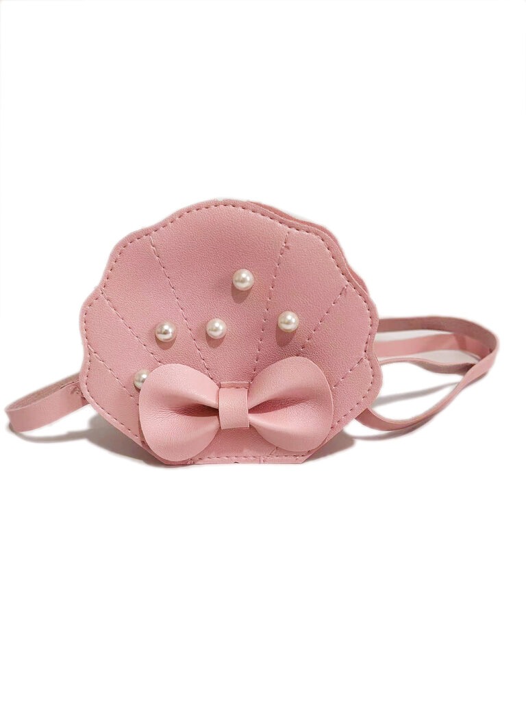 Bag Shell with bow pink