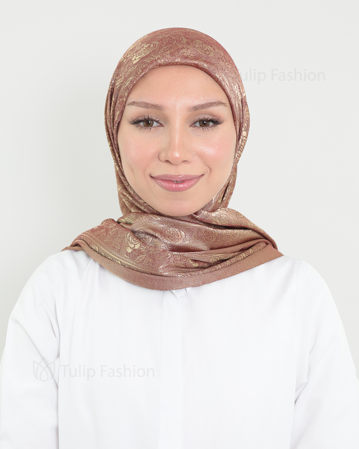 Hijab - Square Viskon 120 cm - Maroon