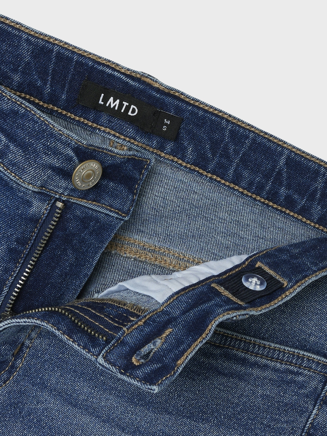  NLFTARIANNE DNM NW POCKET BOOTCUT PANT Medium Blue Denim - 3