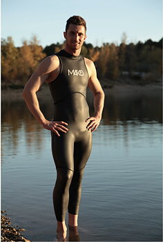 MAKO Neoswim Sleeveless Men Wetsuit triathlon and Open Water Swimming