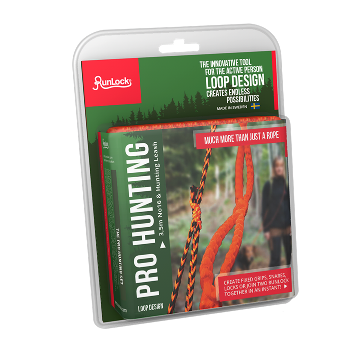 Runlock Jaktset Pro Hunting Jaktkoppel 6mm+10mm 3,5met