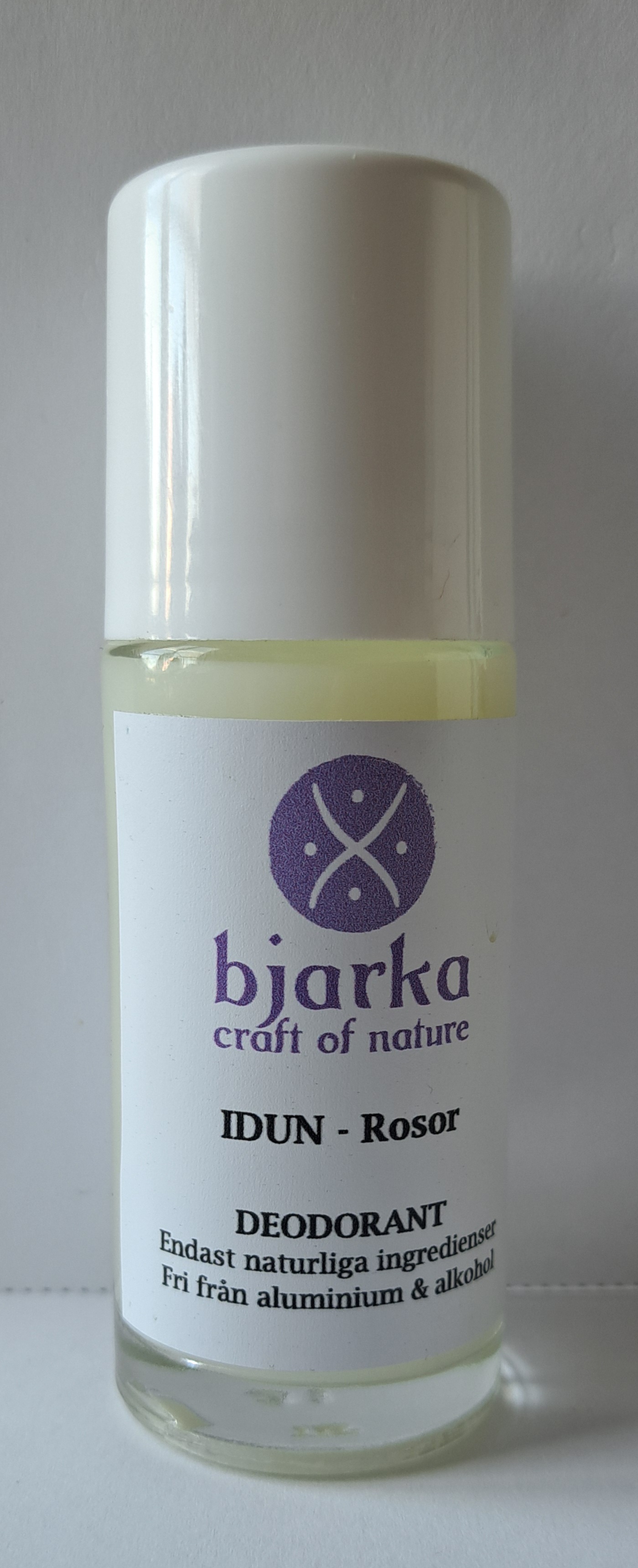 Natural deodorant  Idun med rose