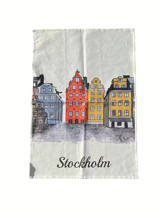 Kitchen towel - Gamla Stan Stockholm Old Town