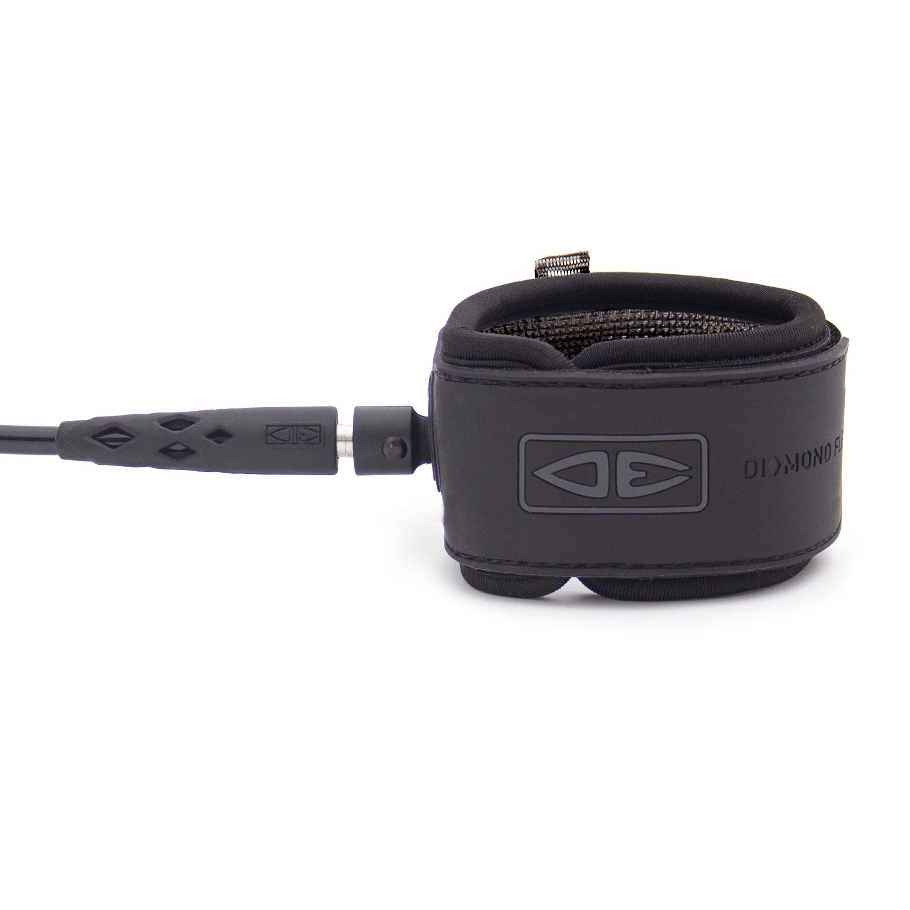 Ocean & Earth Diamond Flex Regular Leash 8" Black - 2
