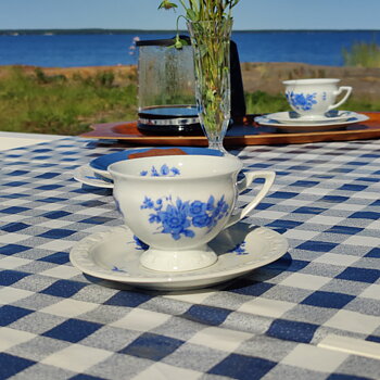  Maria Blå blomster kaffekopp från Rosenthal 