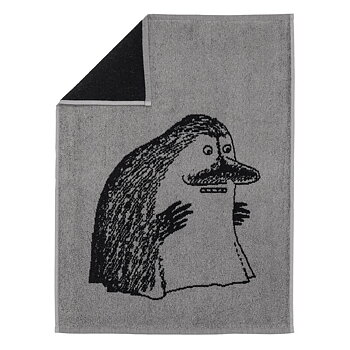 Mumin Handduk 50x70 cm - Mårran Grå