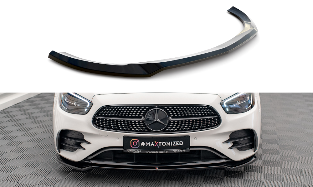 Maxton - FRONT SPLITTER V.1 MERCEDES-BENZ E AMG-LINE W213 FACELIFT