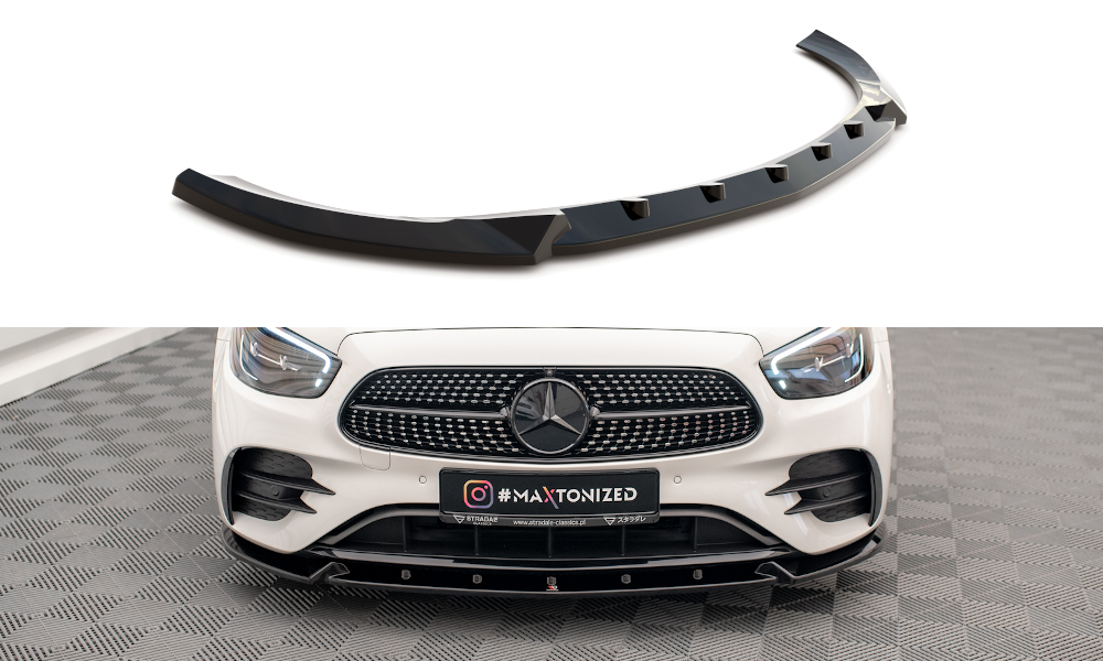 Maxton - FRONT SPLITTER V.2 MERCEDES-BENZ E AMG-LINE W213 FACELIFT