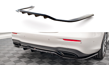 Maxton - REAR SPLITTER (WITH VERTICAL BARS) MERCEDES-BENZ E AMG-LINE W213 FACELIFT