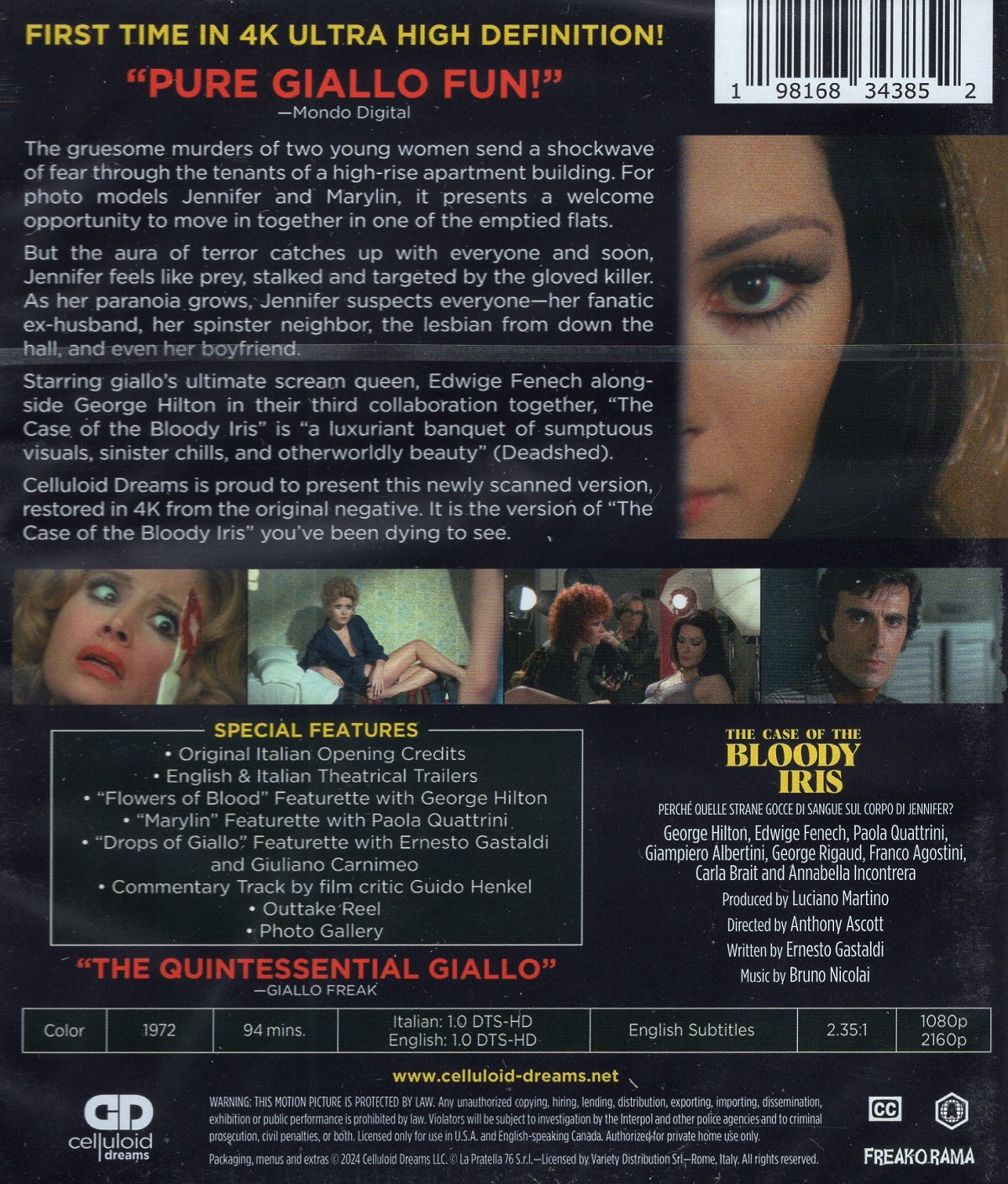 The Case of the Bloody Iris (ej svensk text) (4K Ultra + Blu-ray) - 2