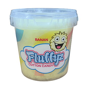 Fluffyz Sockervadd Banan 50g