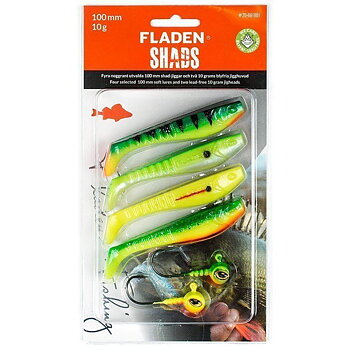Jiggsortering Shad 80mm grön