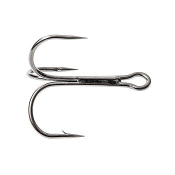 Maxximus black nickel treble hooks 3st size 1/0