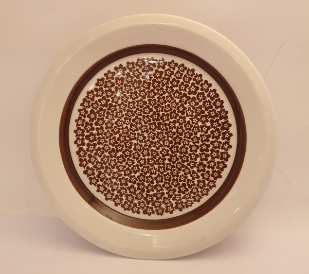 Faenza brun förrättstallrik