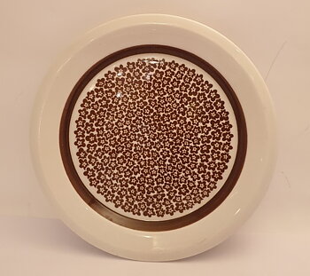 Faenza brown salad plate