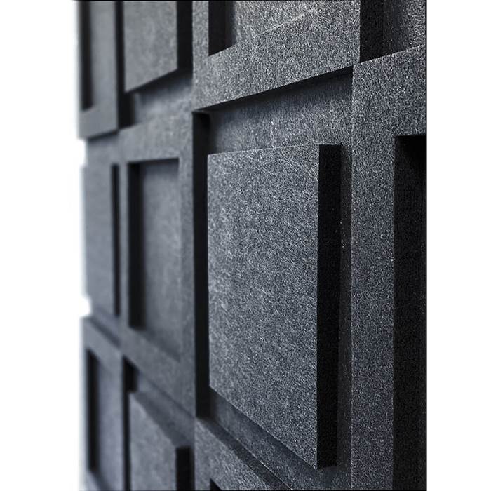 Ljudabsorbent Modern 2-p.svart - 2