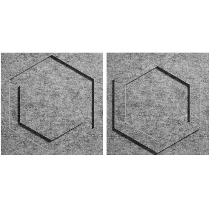 Ljudabsorbent Edge 2-p grått - 2