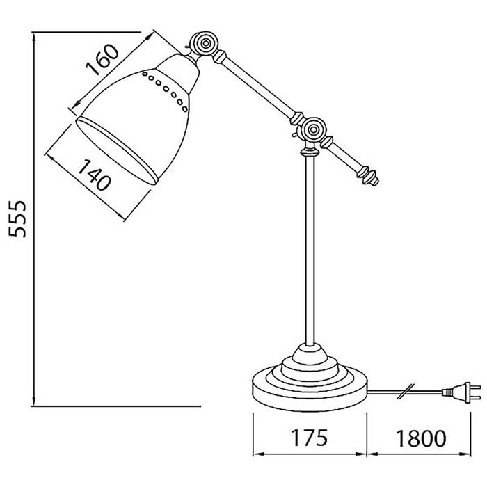 Bordslampa Sansa Vit - 2