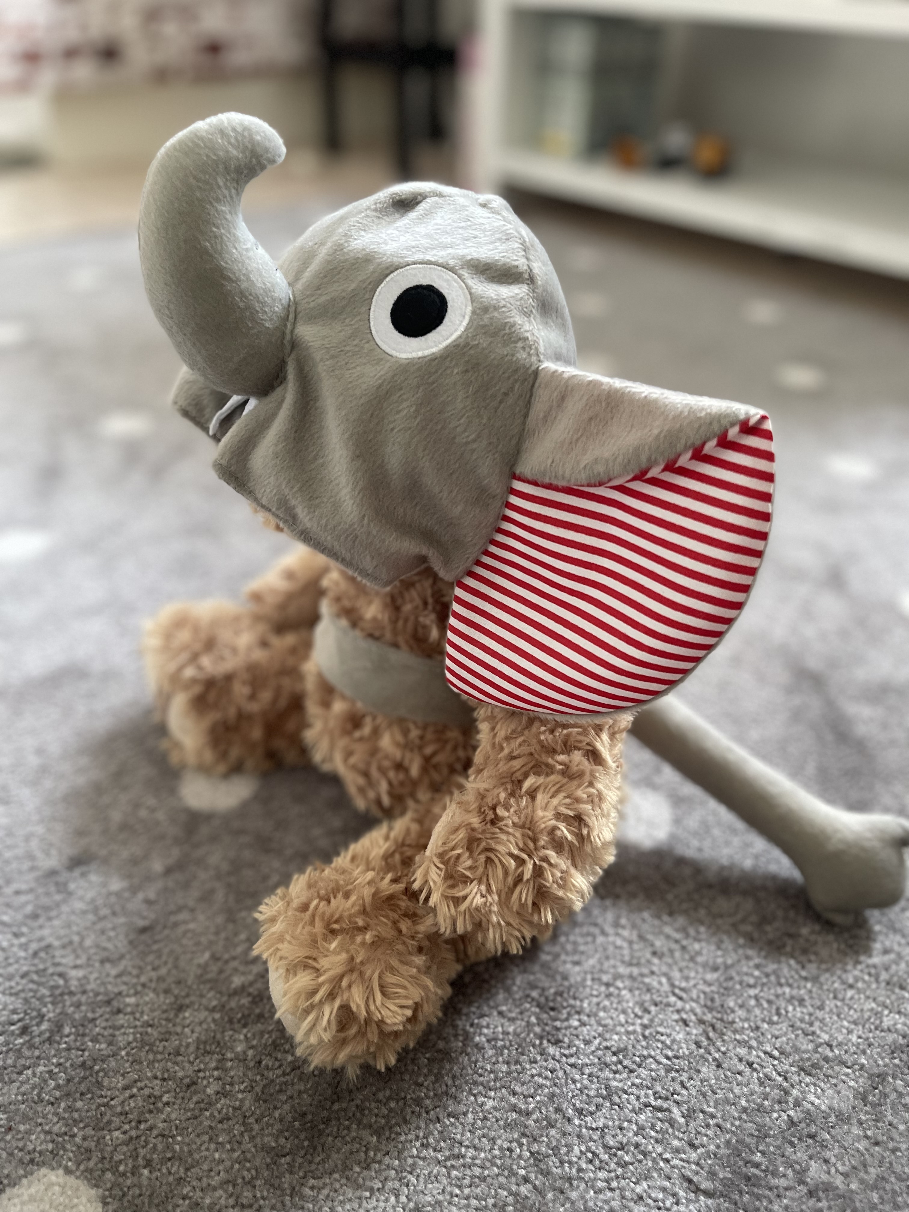 Djurmössa med svans, Elefant - 3