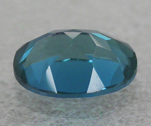 Impresionante piedra preciosa de topacio azul Londres natural ovalada calibrada de 7x5 mm - 2