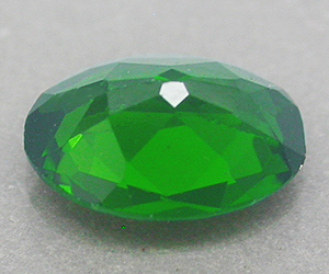 Diopsido de cromo AAA natural ovalado calibrado 7x5 mm - 2
