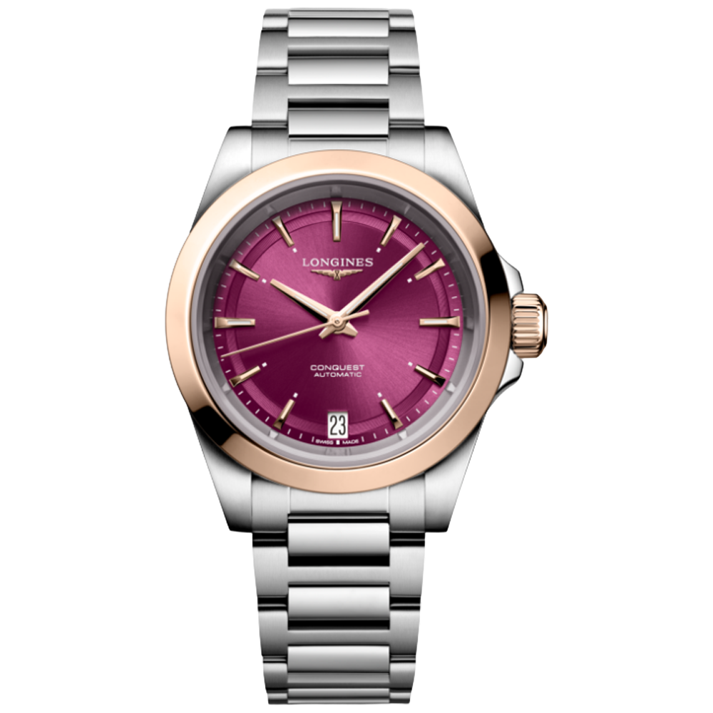 L3.430.5.98.6 Longines Conquest vinröd 34 