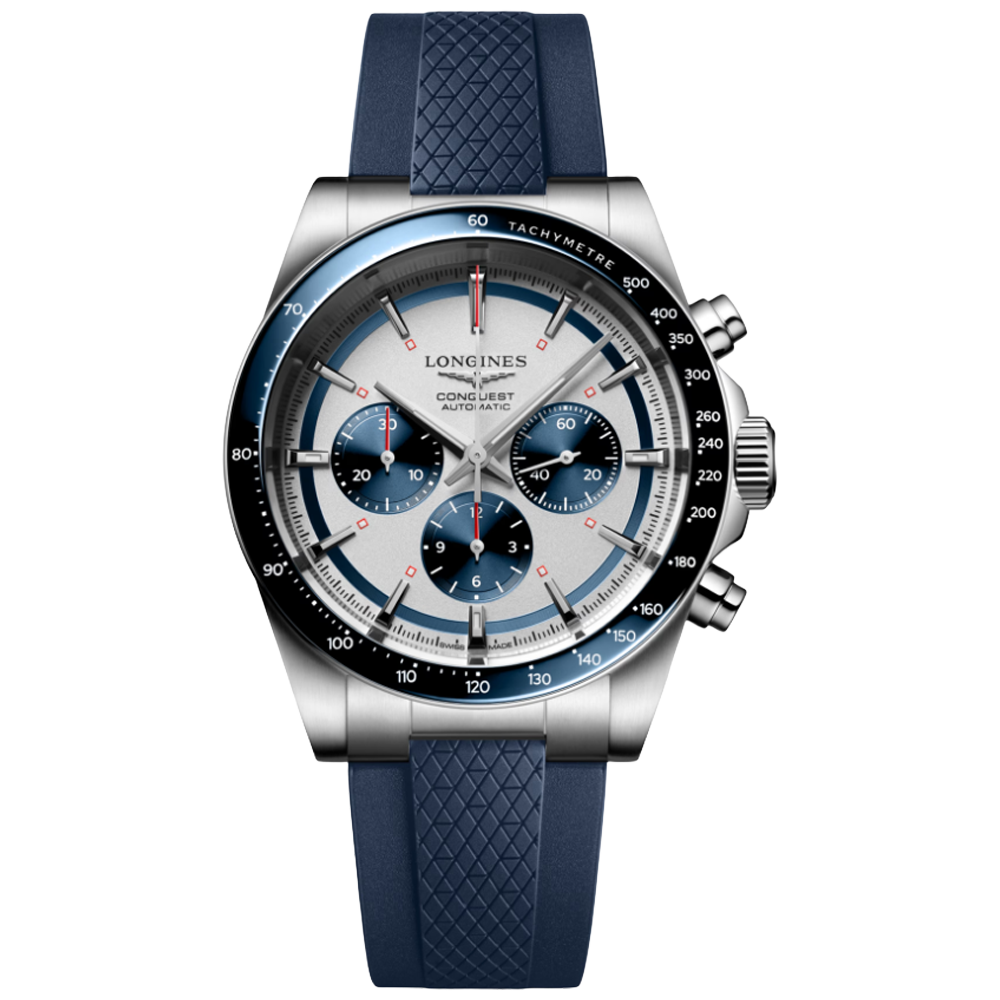 Longines Conquest Chronograph  blå 42