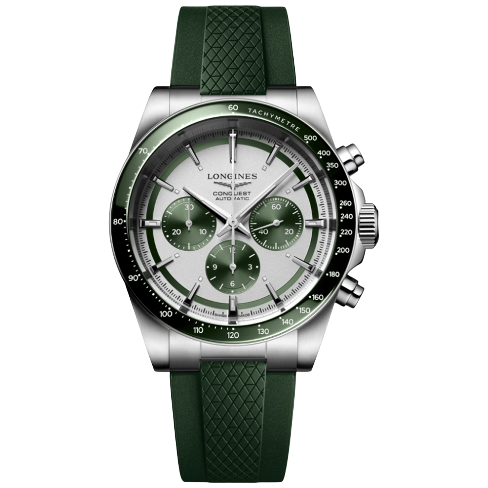 Longines Conquest Chronograph grön 42 