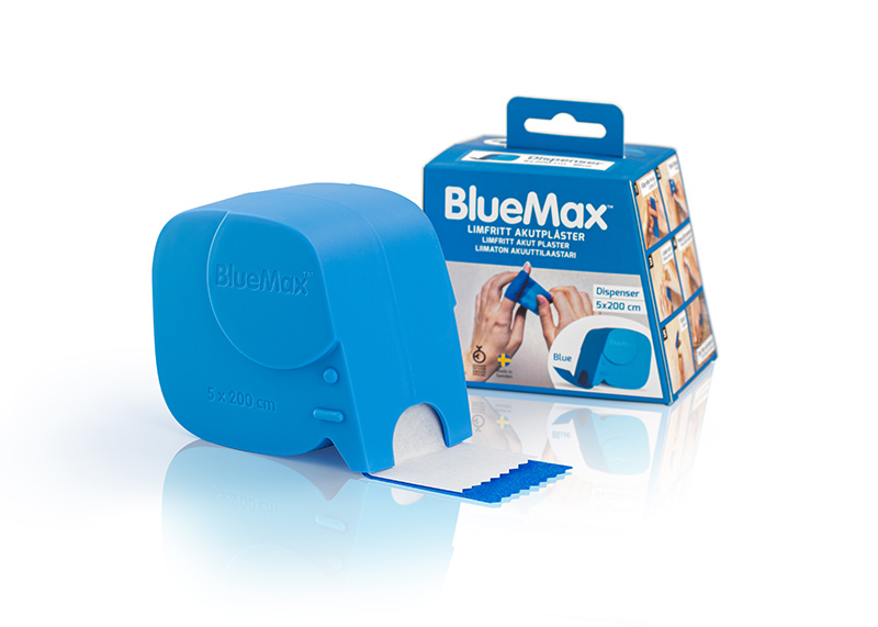BLUEMAX Dispenser Superplåster 5 cm x 200 cm