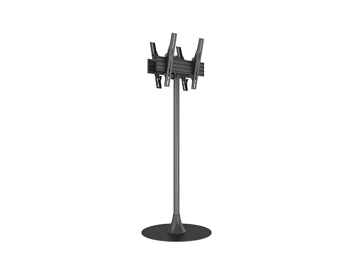 M Single Pole Floorbase Round 32"- 65" VESA 400 B2B