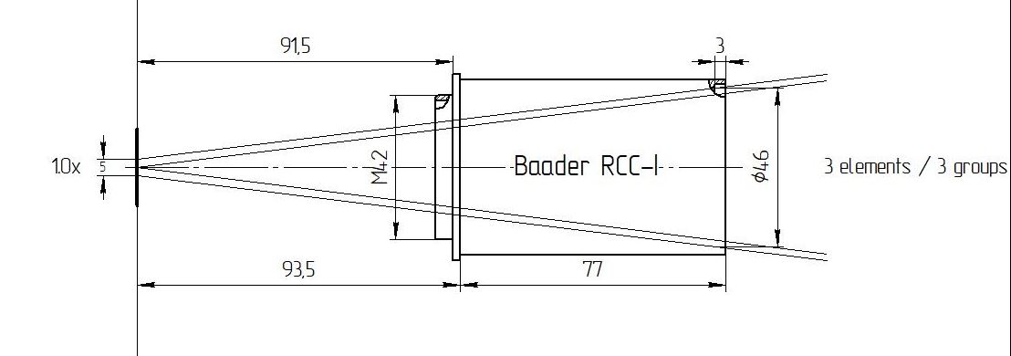 BAADER-PLANETARIUM RCC I - ROWE KOMAKORREKTOR - 6
