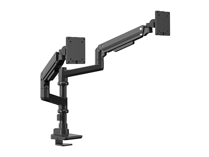 M Deskmount Gas Spring Basic Dual Stacked Pole