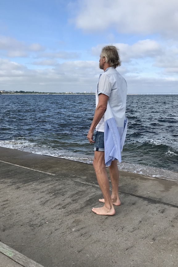 Skjortklänning, blå multimönstrad - 6