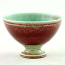 Berndt Friberg (1971) Unique Oxblood and Celadon Bowl 6 cm