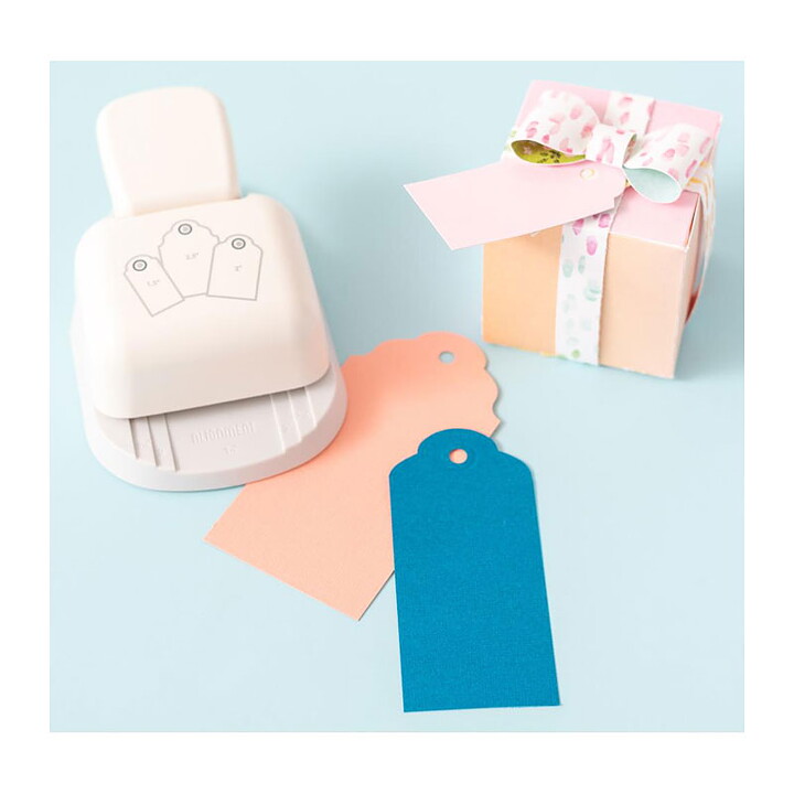 We R Memory Keepers 3-In-1 Punch -Rounded Tag