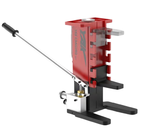 Hydraulisk domkraft YAK Canguro / Maxlast: 9/5 ton ( 5 ton på klacken & 9 ton på toppen)