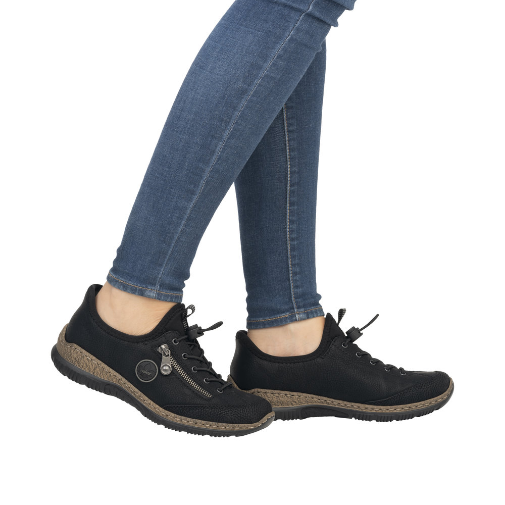 Rieker Damsneaker Ready 2GO Svart - 9
