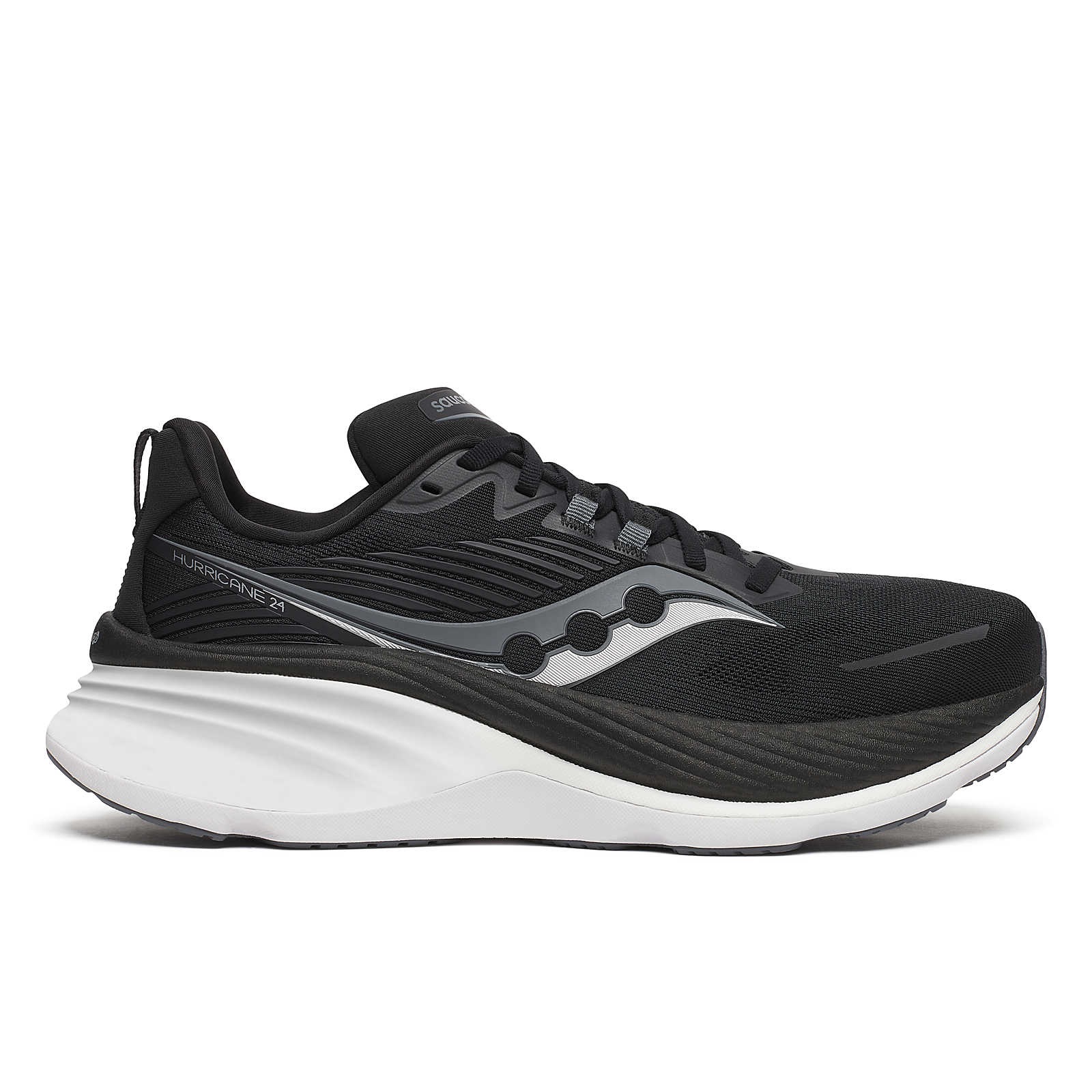 Saucony Hurricane 24 Wide W - Black/Carbon