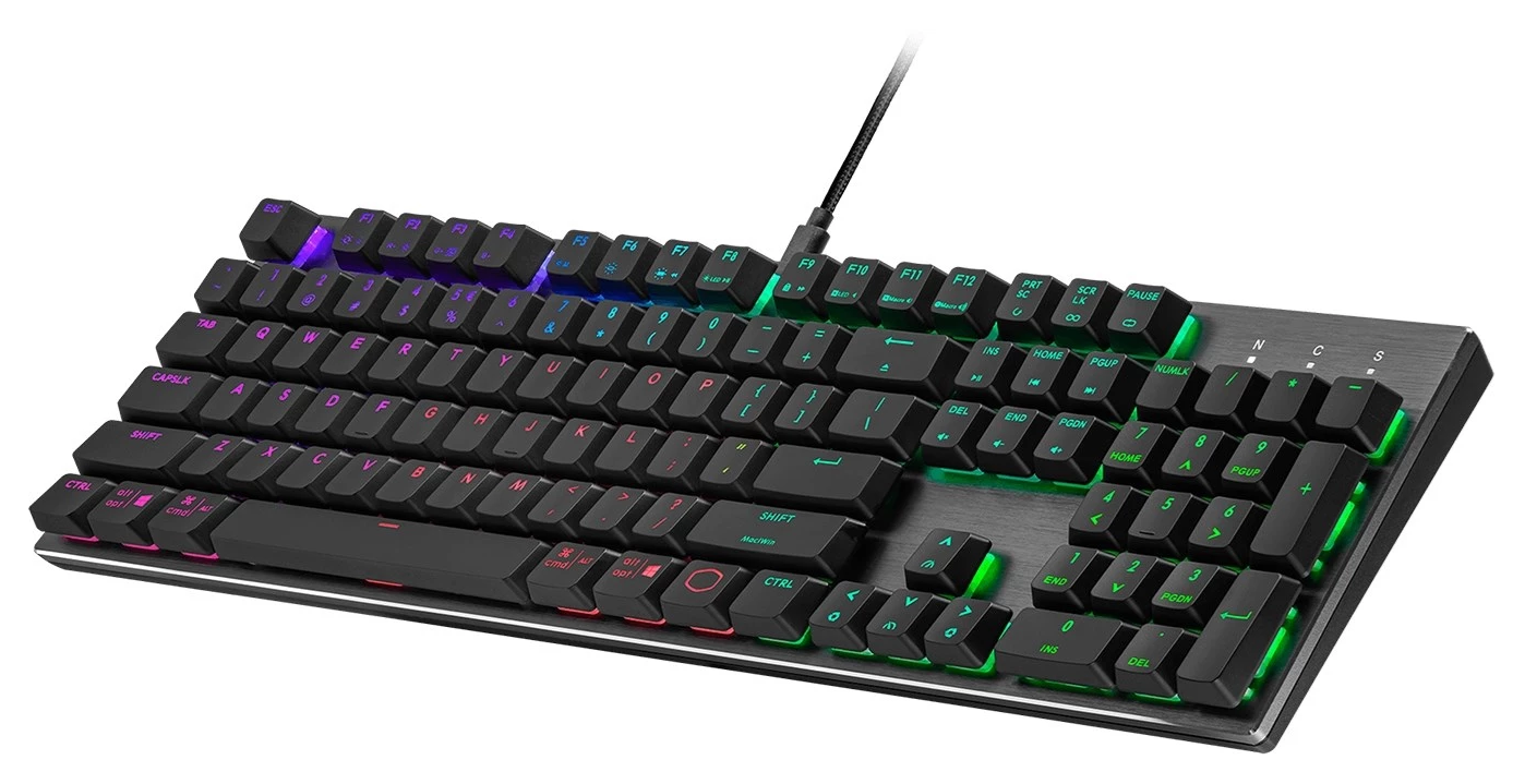 Cooler Master SK652 Wired Low Profile RGB Gamingtangentbord - 3