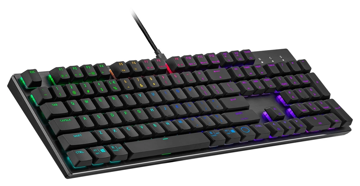 Cooler Master SK652 Wired Low Profile RGB Gamingtangentbord - 2