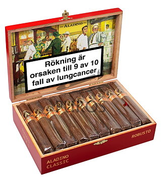 Aladino Classic Robusto Cigarrlåda 20p