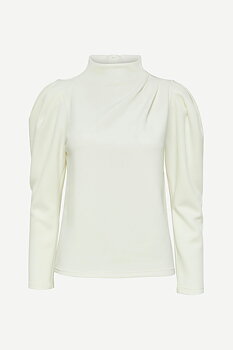 Selected Femme Fenja Draped Top Snow White