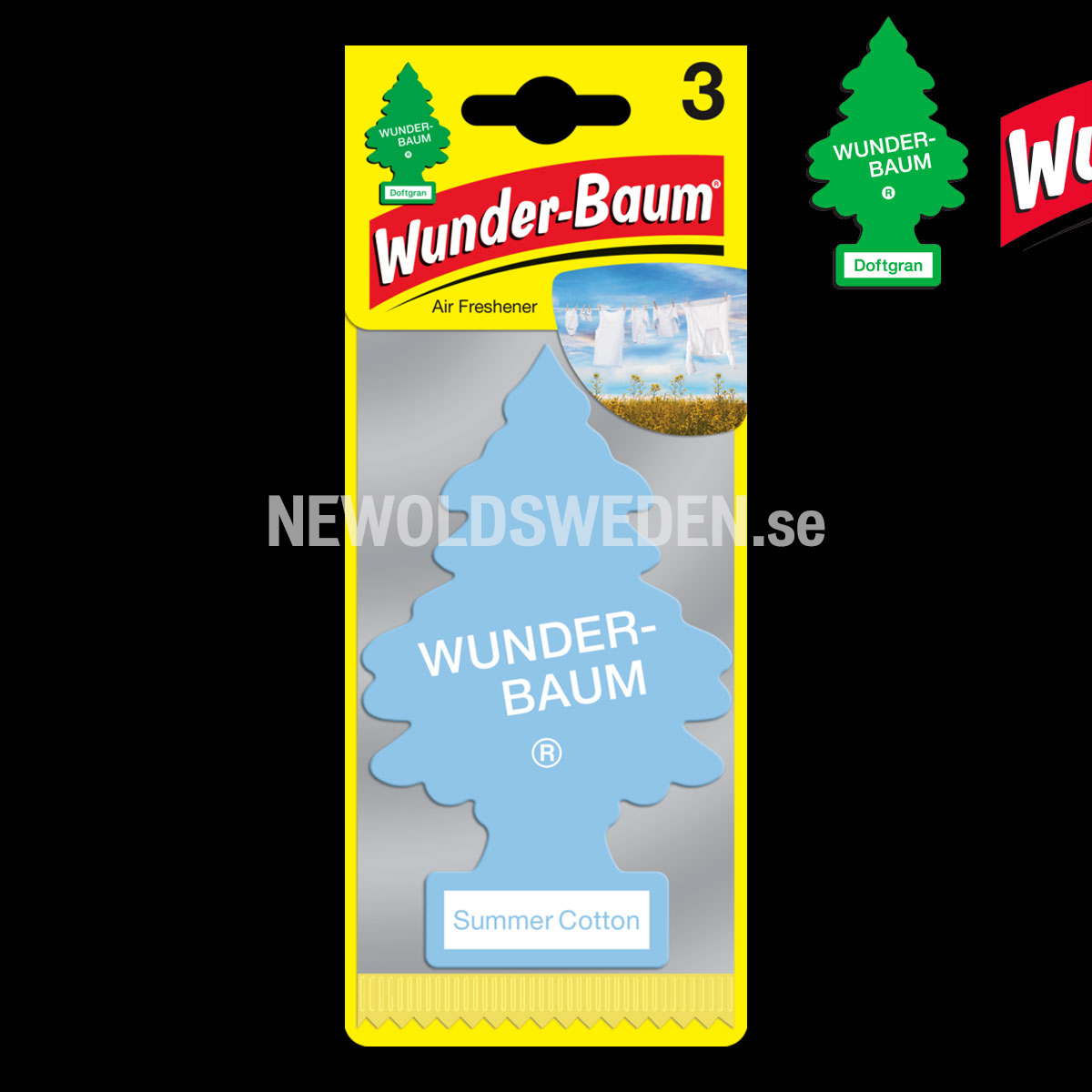 SUMMER COTTON 3-PACK Doftgran Wunder-Baum
