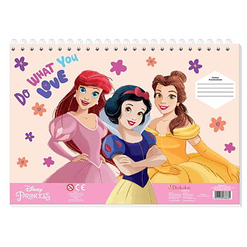 Princess Disney Målarbok med Klistermärken