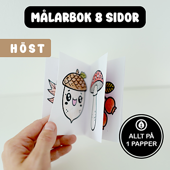Målarbok Höst