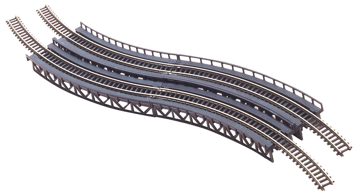 4 Auffahrten (gebogen, 195 + - 2