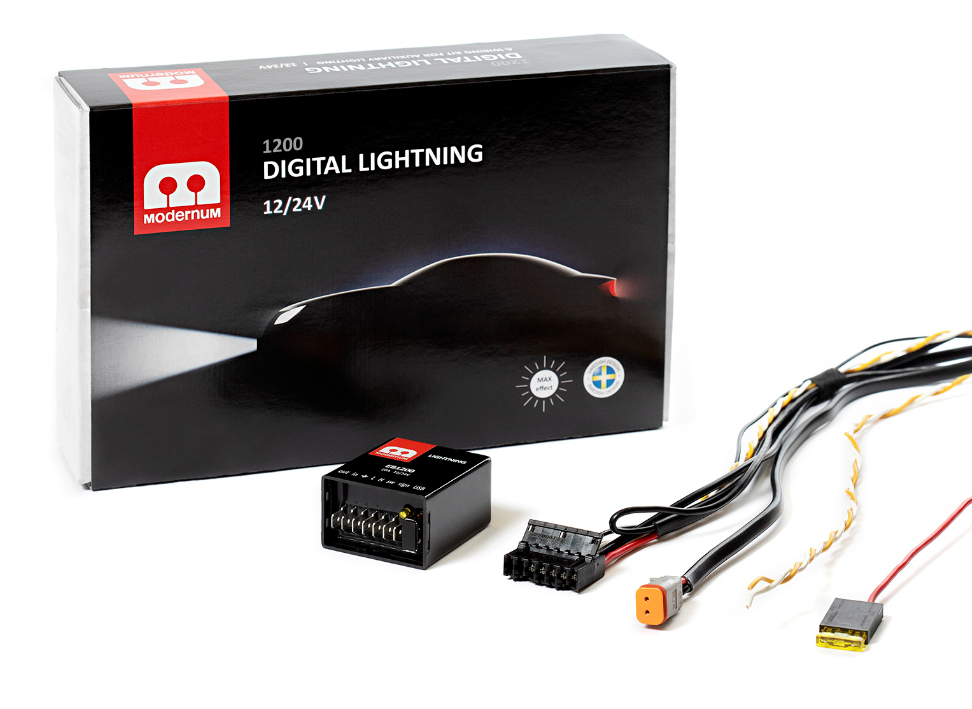 Digital Lightning 1200 med 70A relä för 3 st extraljus - 5
