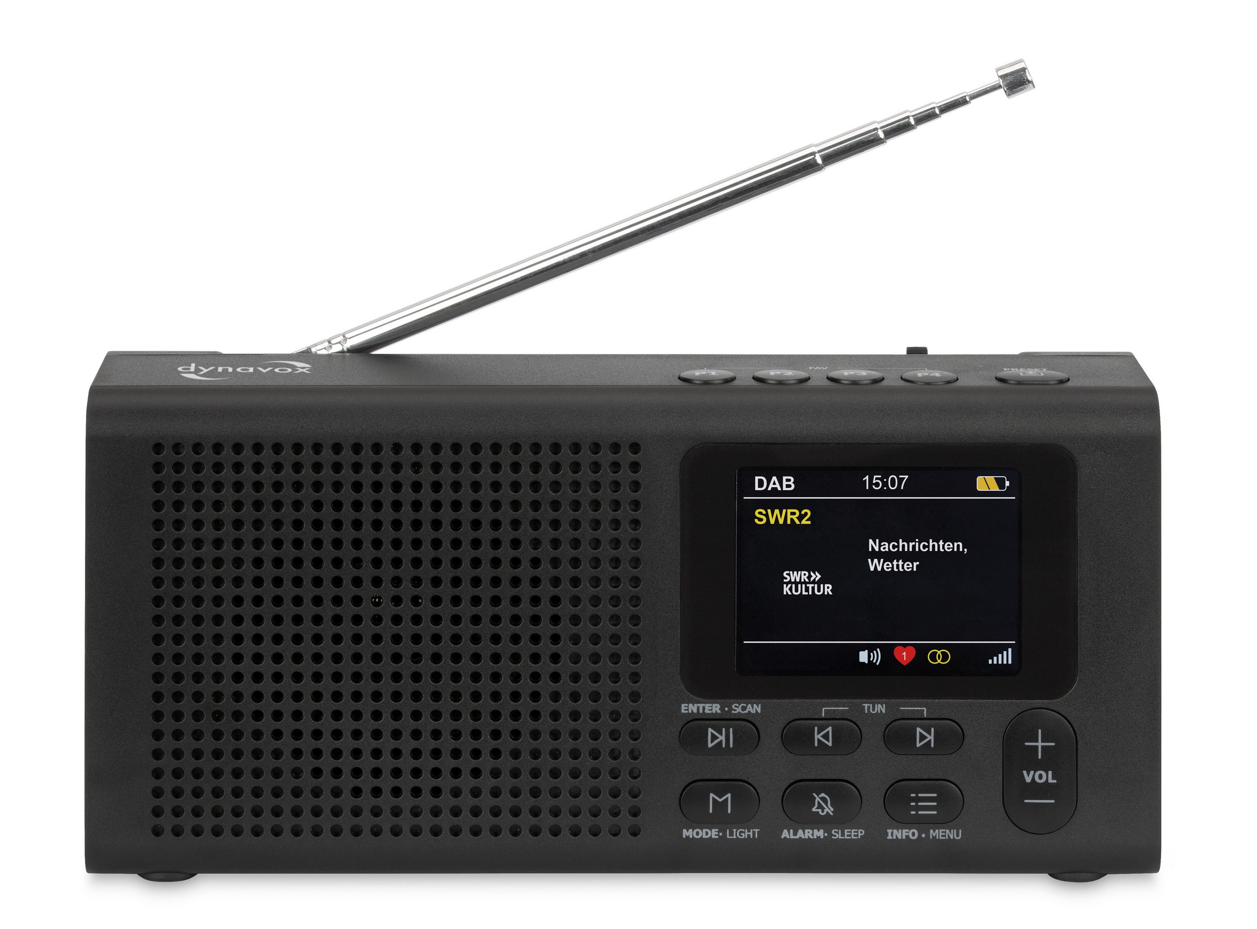 Dynavox DBT 200 Reseradio (Nät eller Batteridriven) - 4